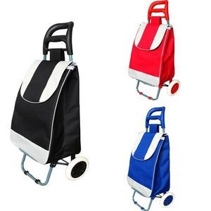 Collapsible Trolley Folding Shopping Bag With Wheels