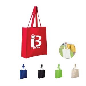 Foldable Cotton Canvas Grocery Tote Bag