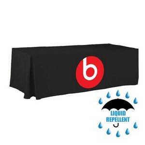 8' Custom Printed Liquid Repellent Fitted Table Cover - All Over Print