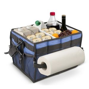 Grill and Picnic Caddy with Paper Towel Holder