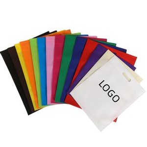 Non-woven Flat Bag With 4 color logo---Large