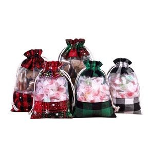 Christmas Drawstring Candy Bags