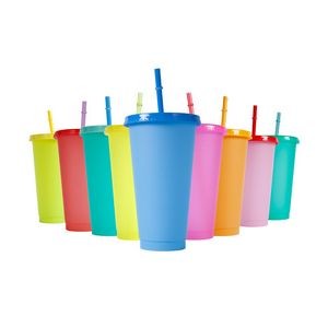 24oz Plastic Color Changing Sippy Cups