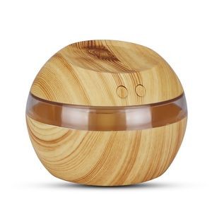 300ml Mini Wood Humidifiers with LED Night Light