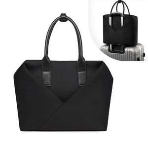 Lux & Nyx - 15" Laptop Tote - Large Origami (Black)