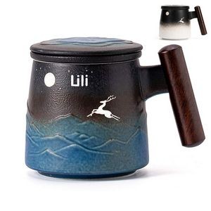 Customized Ceramic Mug With Filter