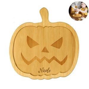 Halloween Wooden Pumpkin Charcuterie Board