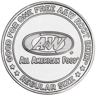 Aluminum Coin - Medallion 1.25", 1-1/4"