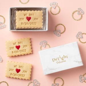 Custom Message and Logo 4-Cookie Mini Gift Box