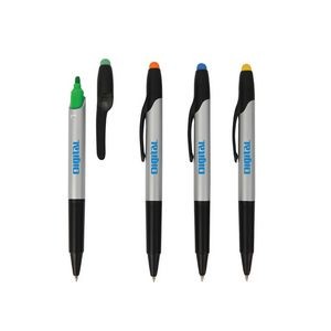 Ballpoint Pen w/Highlighter & Stylus