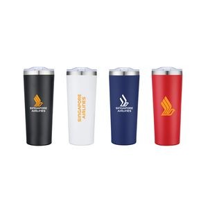 28 Oz. Powder Coated Double Wall Stainless Vacuum Tumbler