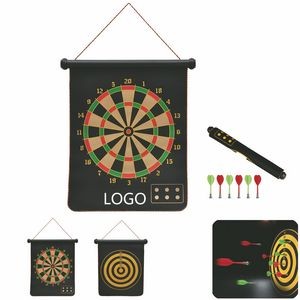 Two-Sided Dart Target Toy Set Outdoor