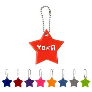 Star Pvc Safety Reflector Pendant For Cycling Running