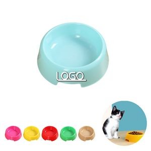Colored Lightweight Plastic Pet Bowl