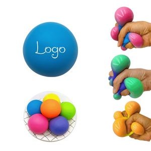 Tpr Two Color Premium Tactile Stress Ball