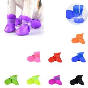 Waterproof Silicone Rain Boots for Pets