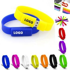 4Gb Usb 2.0 Colorful Bracelet Wristband Flash Drive