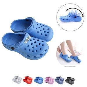 Comfortable Solid Color Hole Shoes