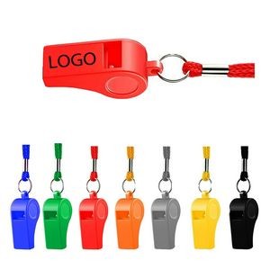 Customizable Multicolor Plastic Whistle