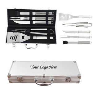 6-piece Outdoor Stainless Steel Barbecue Set