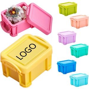 Stackable Mini Storage Box With Lid
