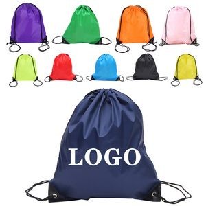 Athletic Polyester Drawstring Backpack
