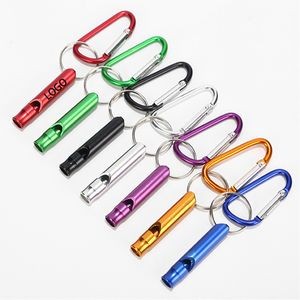 Aluminum Alloy Whistle With Mountaineering Buckle