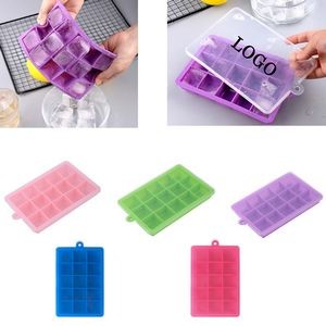 Silicone Ice Cube Trays With PP Lid