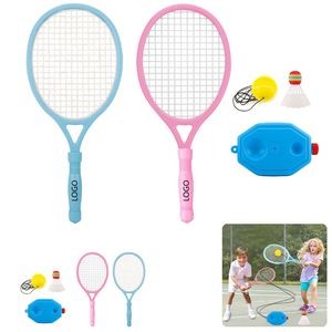 Tennis Training Auxiliary Base With Elastic Rope Ball