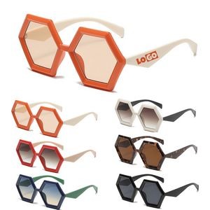 Polygonal Uv400 Sunglasses