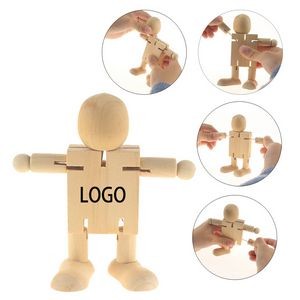 Handcraft Wooden Robot Toy