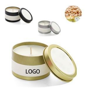 Soy Wax Plant Raw Material Tin Can Scented Candles