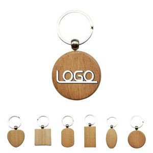 Wood Key Chain Pendant