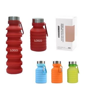 Collapsible Water Bottle Bpa Free Sports Travel Portable