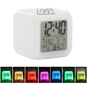 Colorful Four Square Electronic Clock