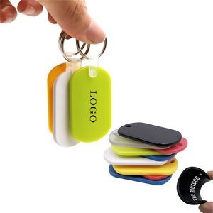 PVC Soft Material Pet Key Tag With Ring