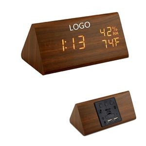 Digital Alarm Clocks Wooden