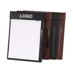 Pu Magnetic Clipboards With Pen Holder