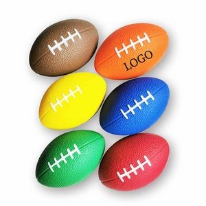 Customize Rugby Ball Pu Stress Reliever Toy