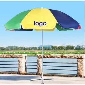 Outdoor advertising umbrella