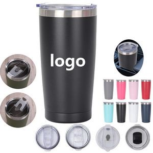 20oz Stainless Steel Insulated Tumbler With Lid