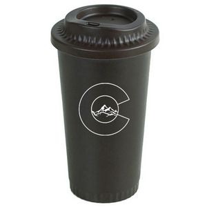 12 Oz Recycled Coffee Grounds Travel Mug