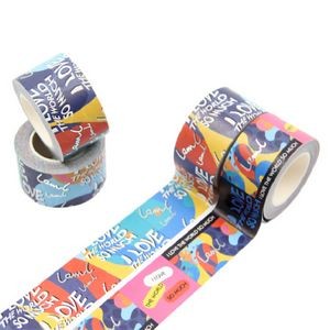 2 Inch Wide 11 Yards Masking Tape w ith Full Color Logo