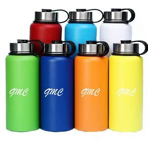 32 Oz Insulated Bottle with Straw Lid