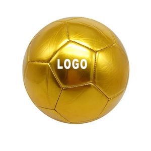 Size 5 PU Shiny Golden Soccer Balls