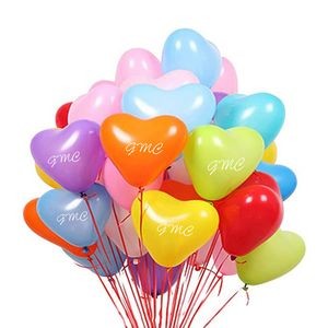 Heart Shaped Latex Balloons