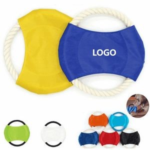 Pet Dog Cotton Rope Flying Disc Toy