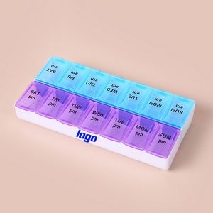 7 Day Pill Box Medicine Tablet Dispenser Organizer