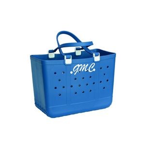 Rubber Beach Tote With Holes