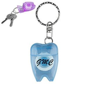 Mini Dental Floss Dispenser Keychain